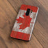 Canadian Flag Dark Wood Galaxy S9 Plus Skin
